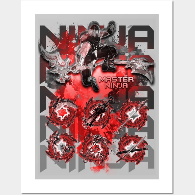 Ninja Gaiden Master ninja Wall Art by syanart